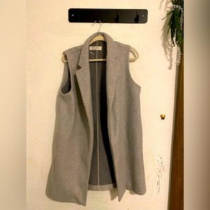Long classic vest perfect for the holidays